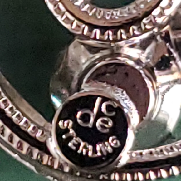 Vintage Sterling Silver Heart Brooch - Picture 4 of 4